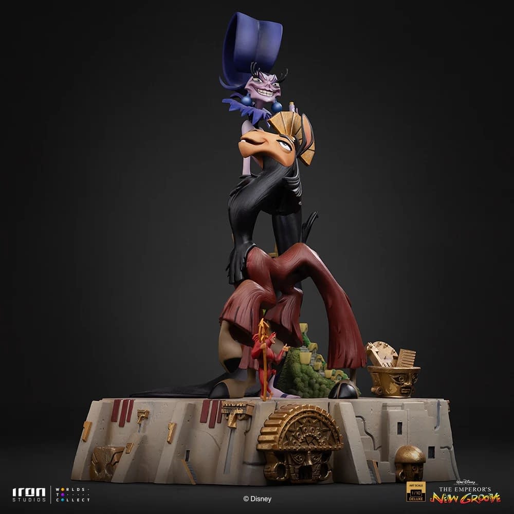 Iron Studios Reveals Deluxe 1/10 The Emperor's New Groove Statue