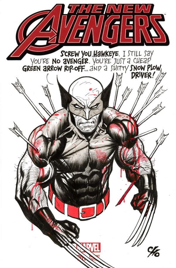 Frank Cho Outrage With Rogue, Wonder Woman, Black Cat And Poison Ivy