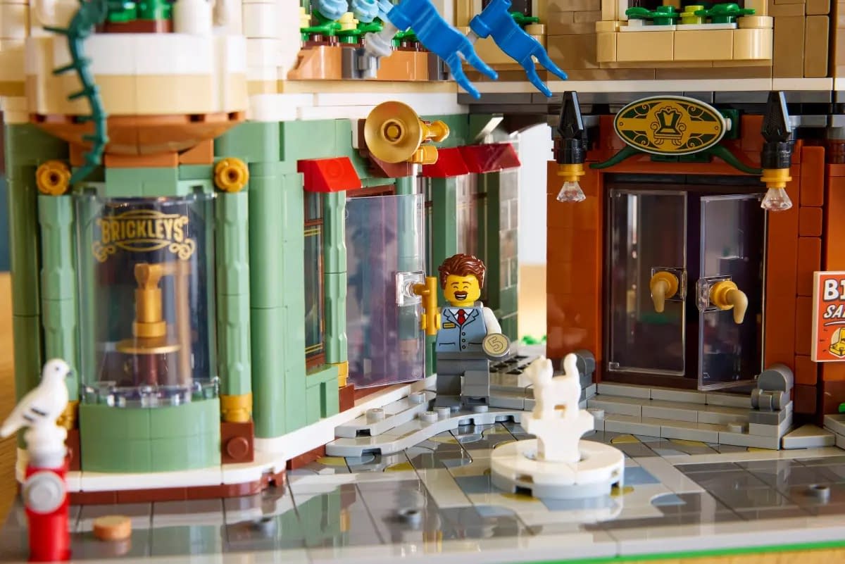 LEGO Icons Reveals Modular Buildings Collection Shopping Street Set