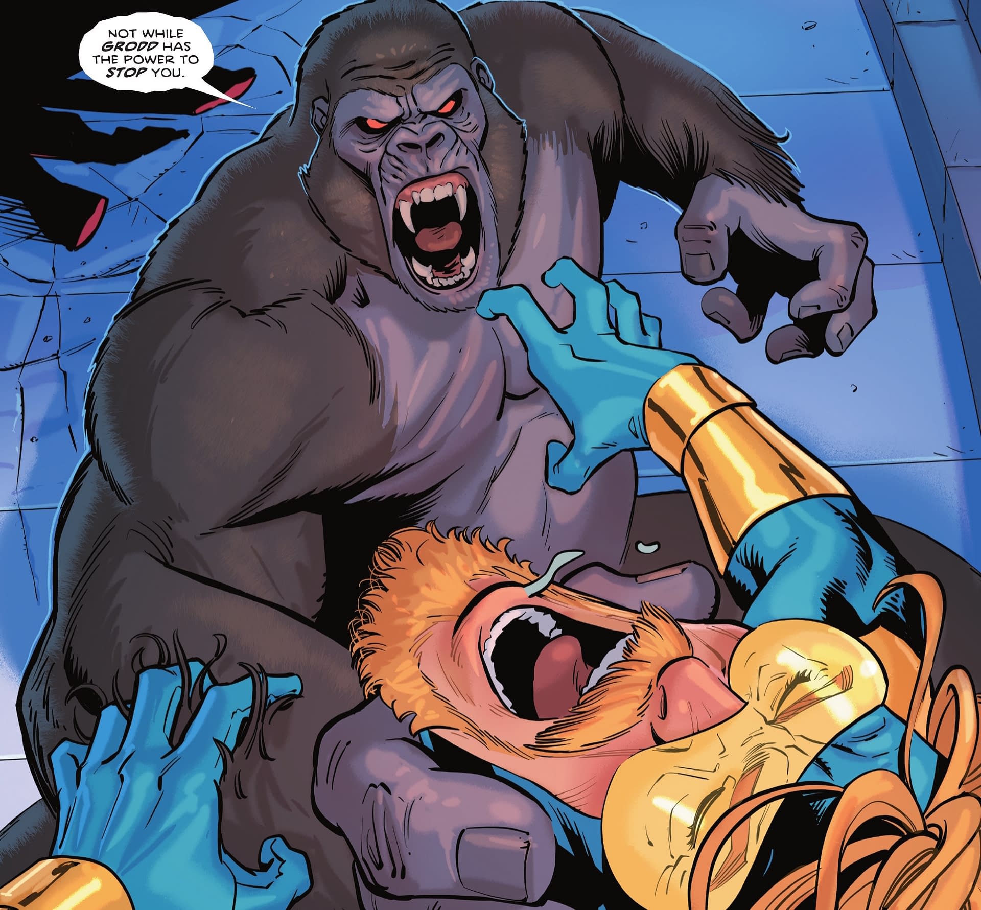 DC's K.O. Booster Gold Vs Gorilla Grodd