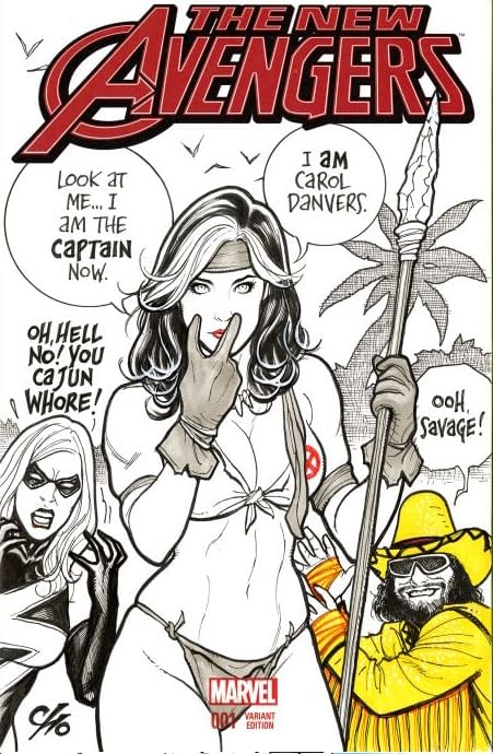 Frank Cho Outrage With Rogue, Wonder Woman, Black Cat And Poison Ivy