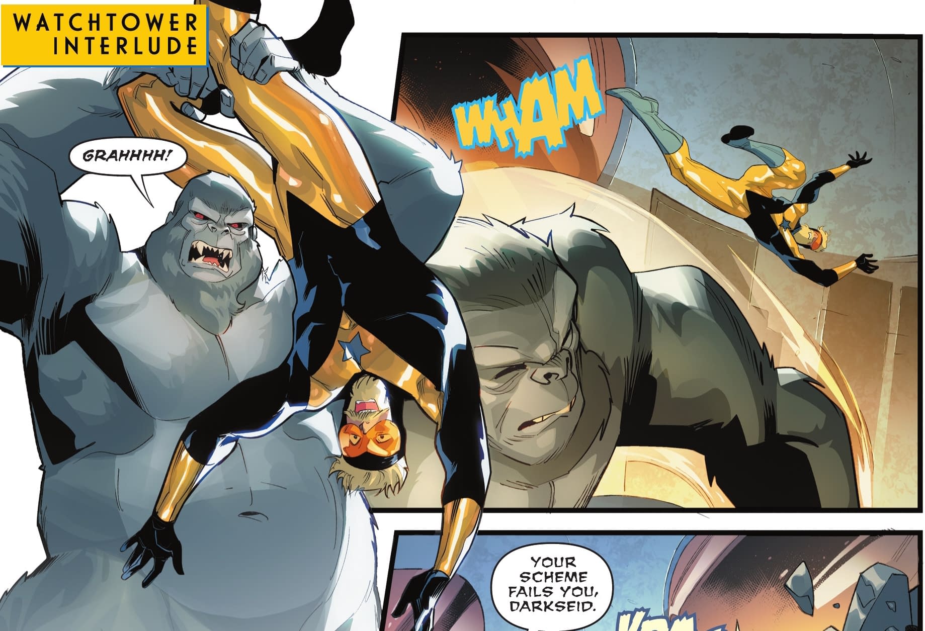 DC's K.O. Booster Gold Vs Gorilla Grodd