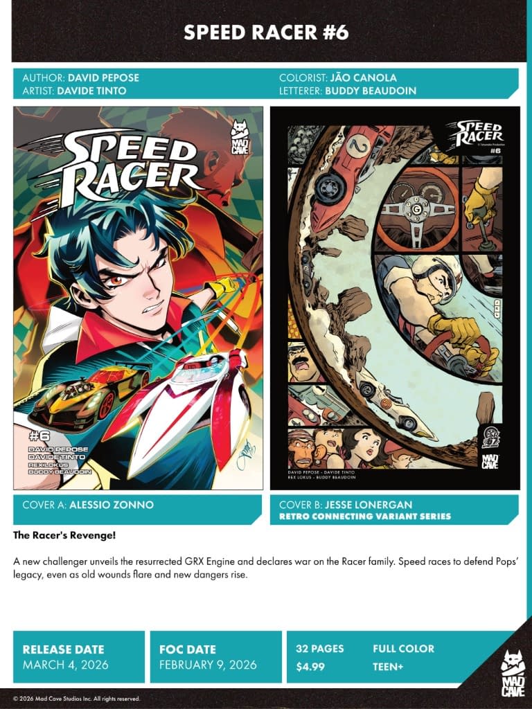 Mad Cave Studios March 2026 Full Solicits And Solicitations