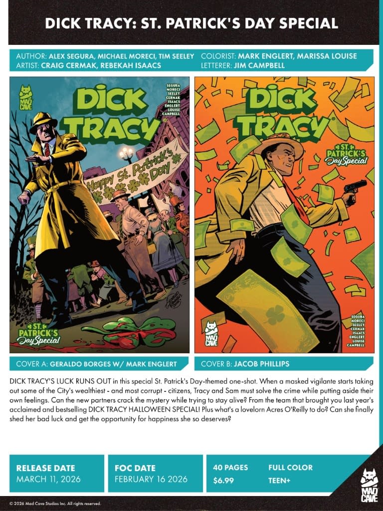 Mad Cave Studios March 2026 Full Solicits And Solicitations