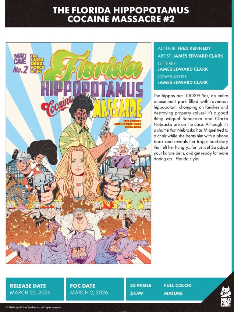 Mad Cave Studios March 2026 Full Solicits And Solicitations