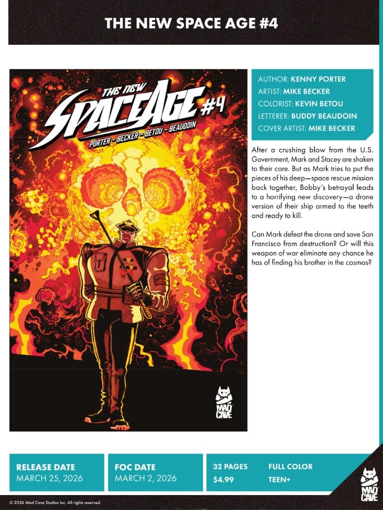 Mad Cave Studios March 2026 Full Solicits And Solicitations