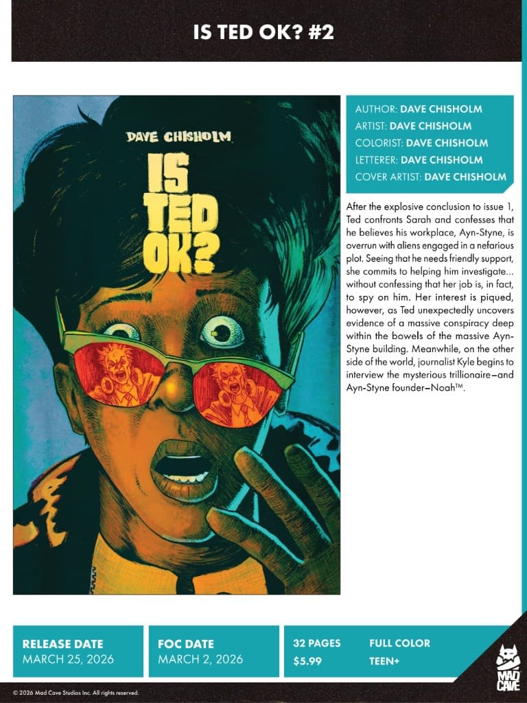 Mad Cave Studios March 2026 Full Solicits And Solicitations