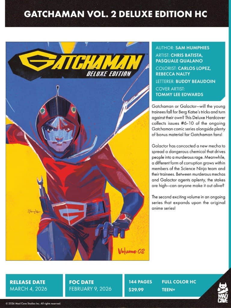 Mad Cave Studios March 2026 Full Solicits And Solicitations