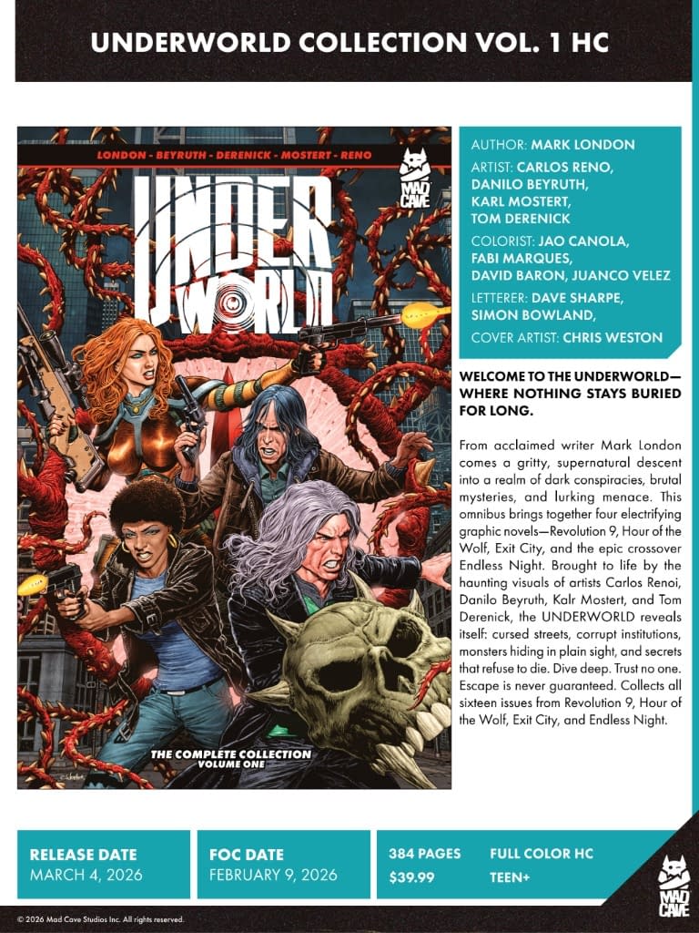 Mad Cave Studios March 2026 Full Solicits And Solicitations