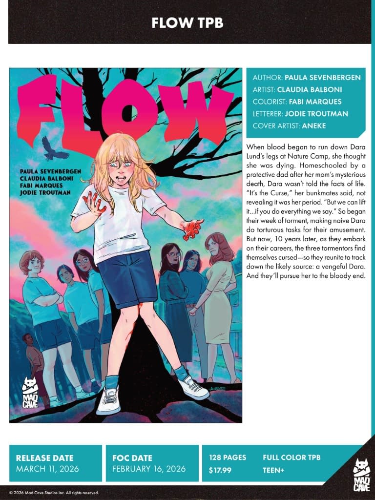 Mad Cave Studios March 2026 Full Solicits And Solicitations