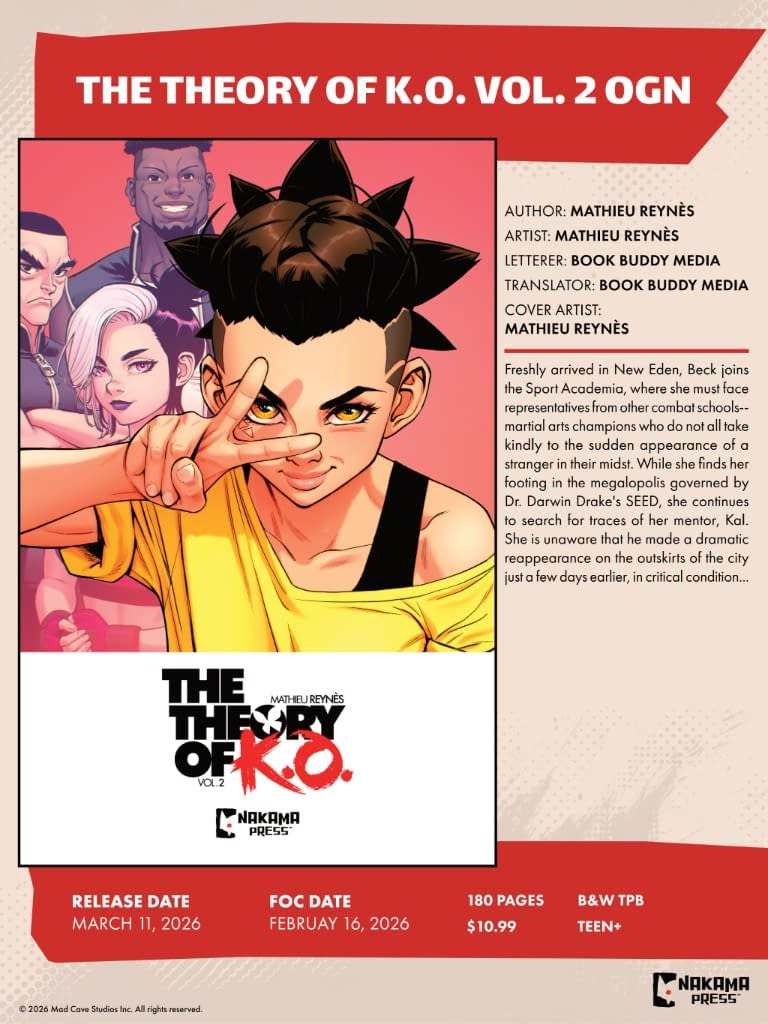 Mad Cave Studios March 2026 Full Solicits And Solicitations