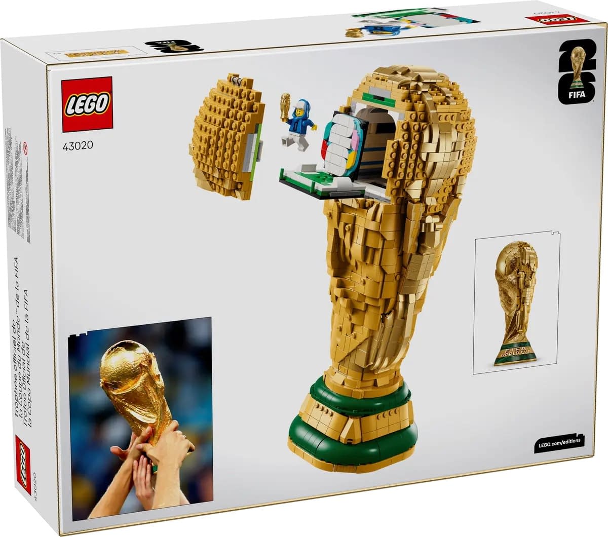 Build Your Own FIFA World Cup Official Trophy with LEGO