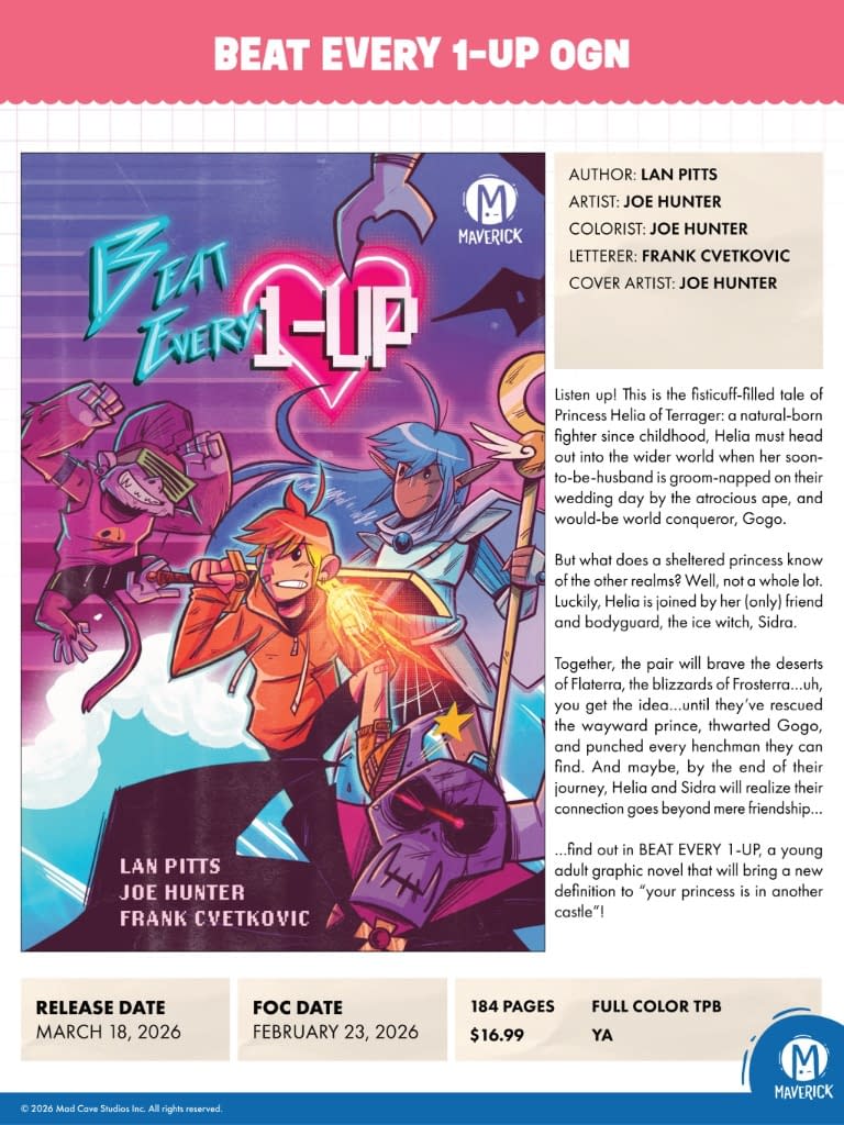 Mad Cave Studios March 2026 Full Solicits And Solicitations