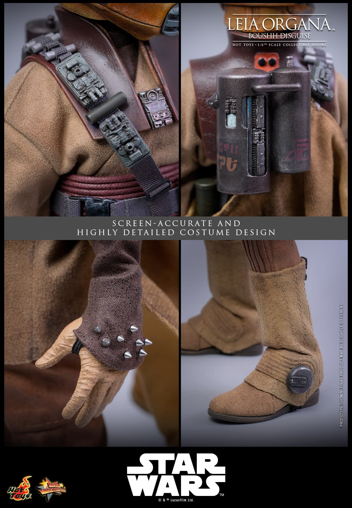 Princess Leia Dons Her Boushh Disguise with New Star Wars Hot Toys
