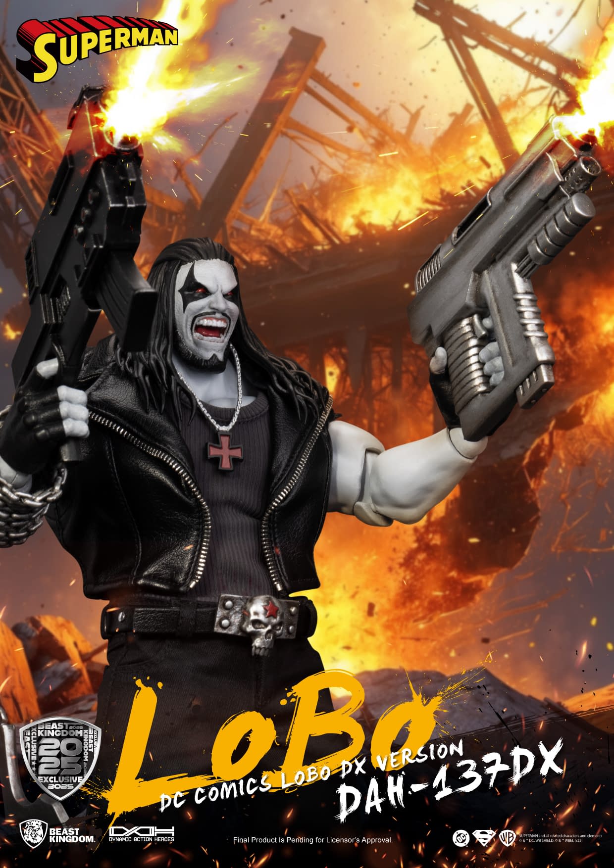 The Main Man Arrives from Beast Kingdom with Deluxe DC Comics Lobo
