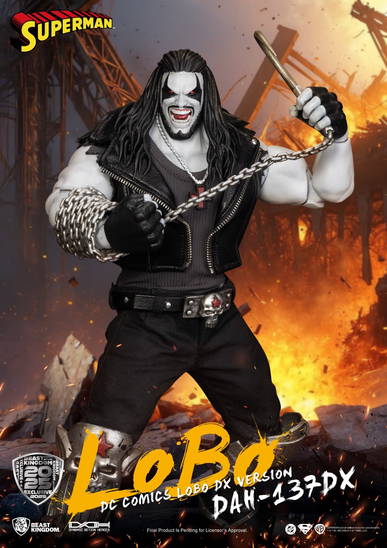 The Main Man Arrives from Beast Kingdom with Deluxe DC Comics Lobo
