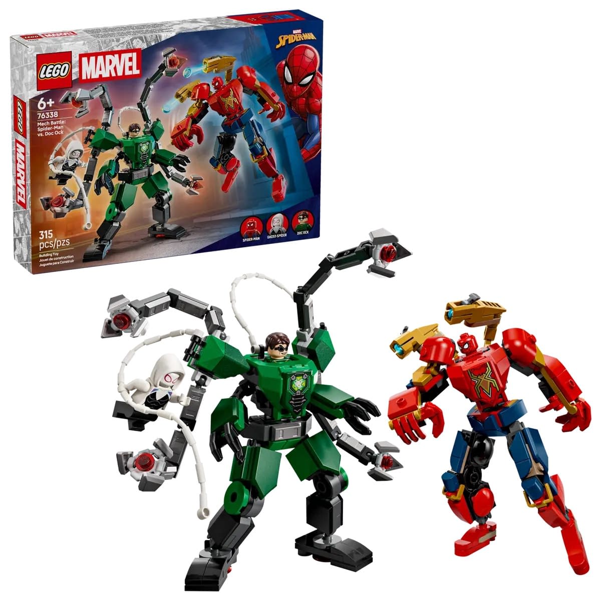 LEGO Reveals New Marvel Mech Battle: Spider-Man vs. Doc Ock Set