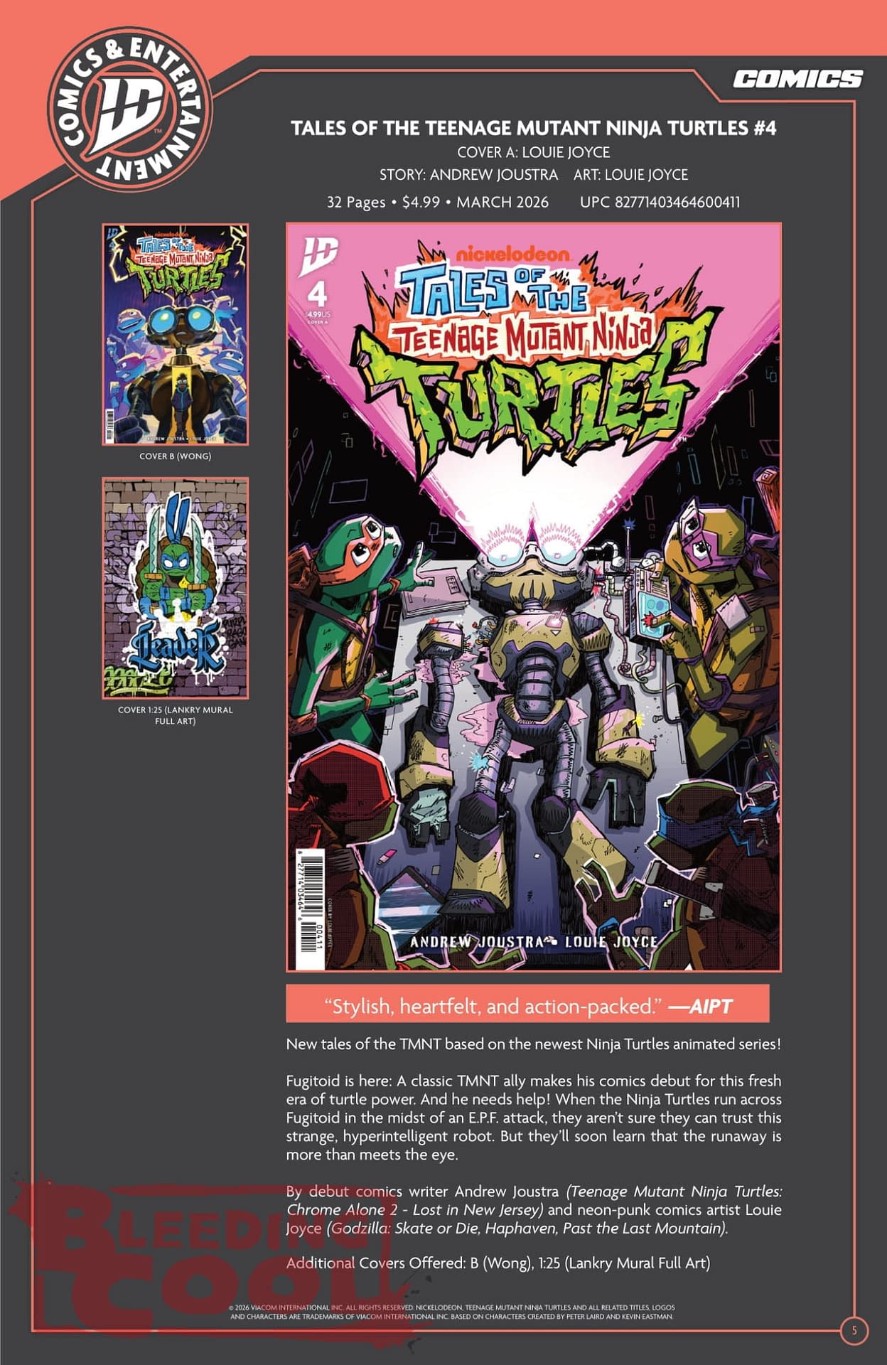 IDW March 2026 Full Solicits