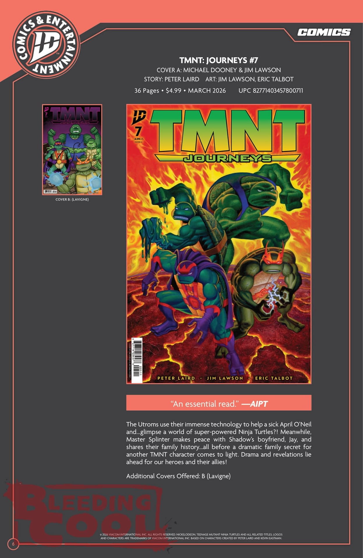 IDW March 2026 Full Solicits