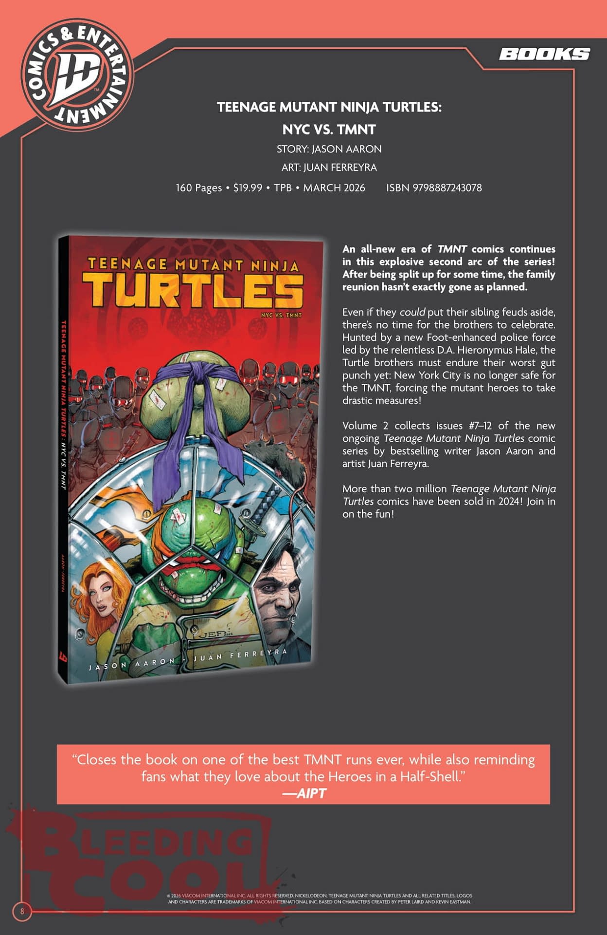 IDW March 2026 Full Solicits