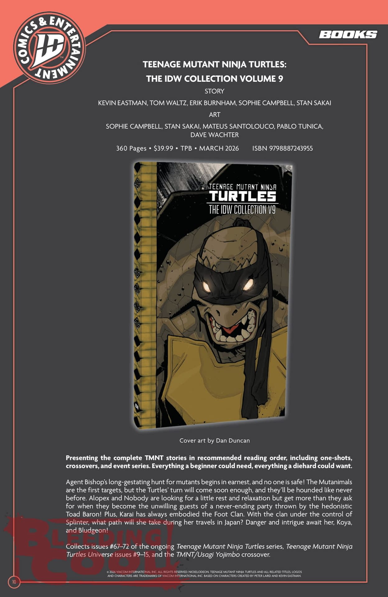 IDW March 2026 Full Solicits