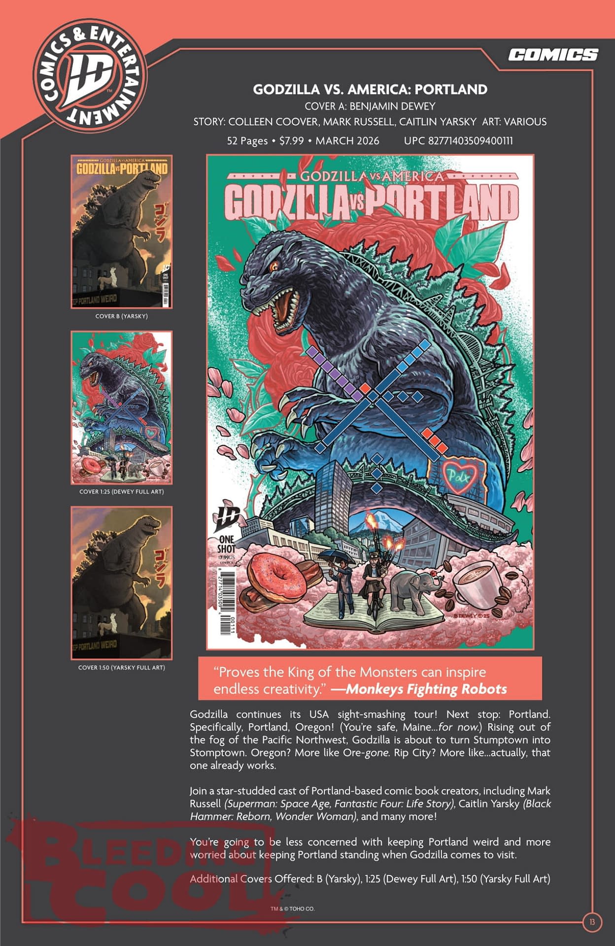 IDW March 2026 Full Solicits