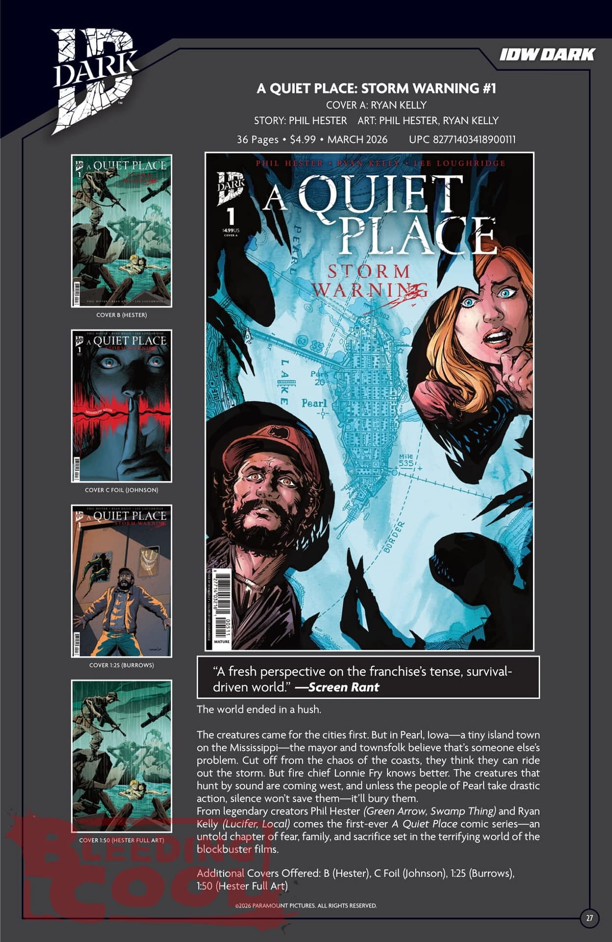 IDW March 2026 Full Solicits