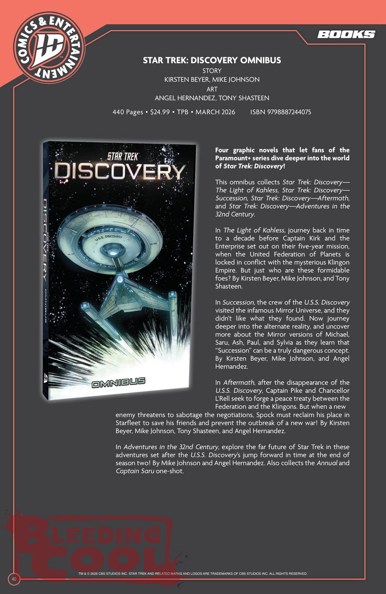 IDW March 2026 Full Solicits