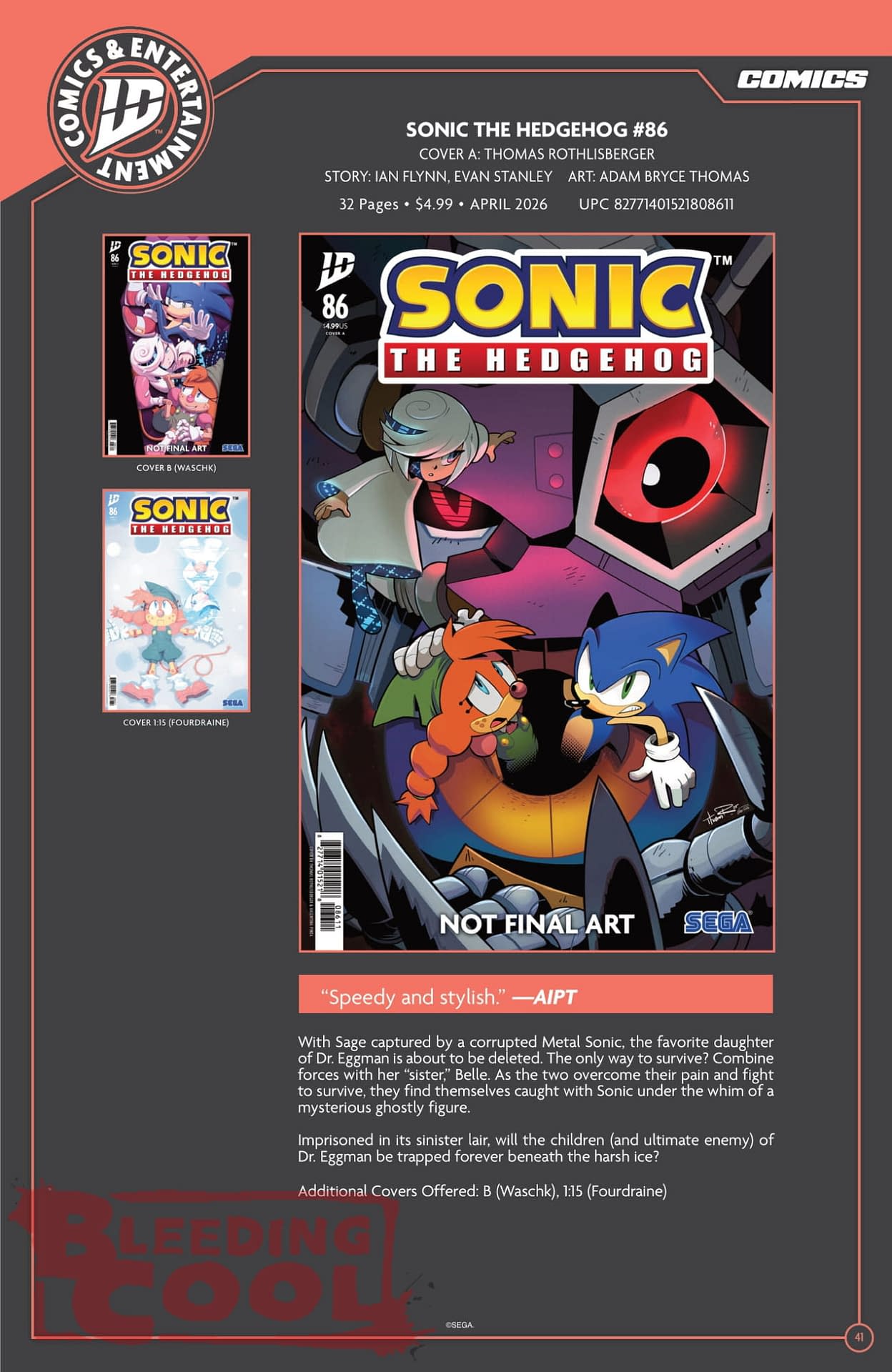 IDW March 2026 Full Solicits