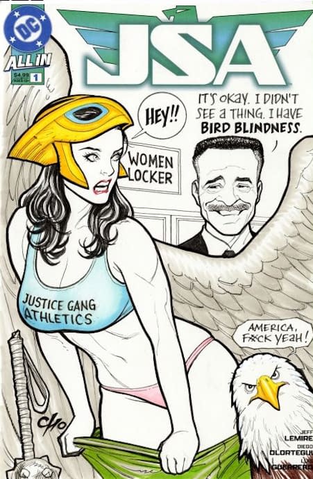 Frank Cho Outrage With Rogue, Wonder Woman, Black Cat And Poison Ivy