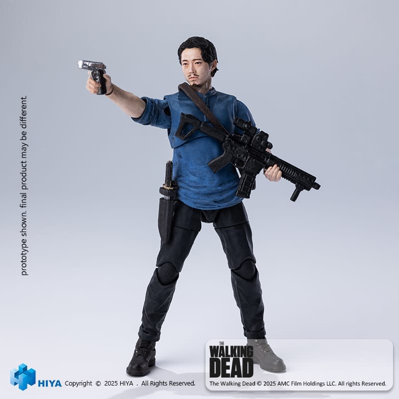 New The Walking Dead 1/18 Scale Glenn Announced by Hiya Toys