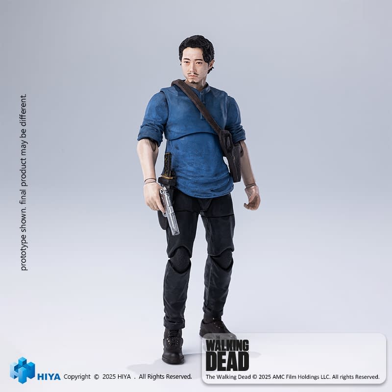 New The Walking Dead 1/18 Scale Glenn Announced by Hiya Toys
