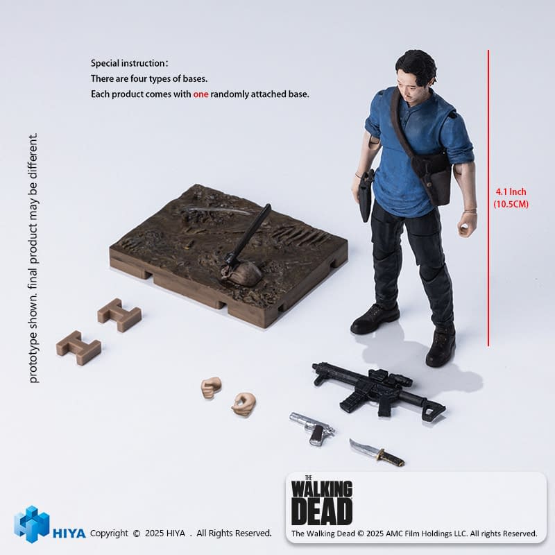 New The Walking Dead 1/18 Scale Glenn Announced by Hiya Toys