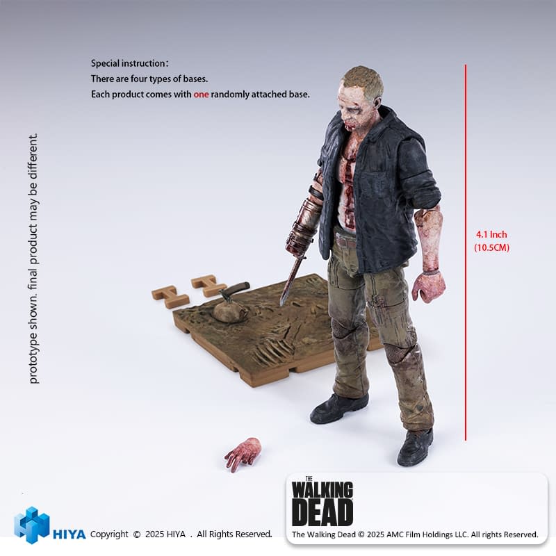 Hiya Toys Reveals 1/18 The Walking Dead Merle (Walker Version)