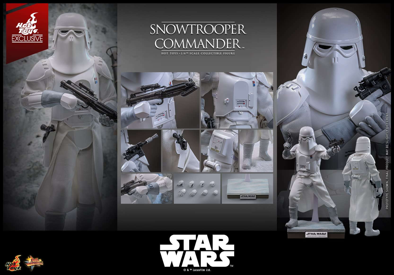 Hot Toys Deploys Exclusive Star Wars 1/6 Scale Snowtrooper Commander