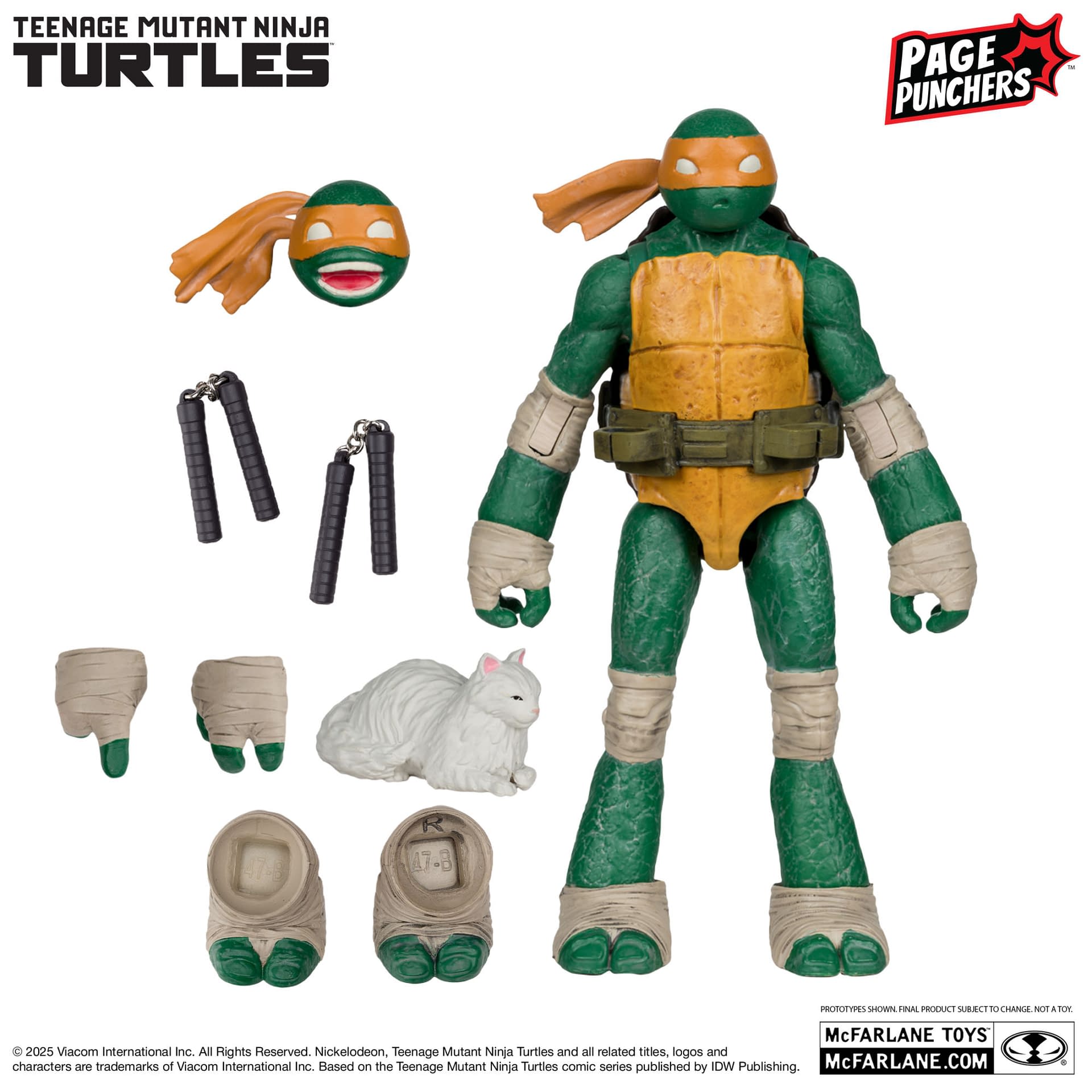 McFarlane Reveals Teenage Mutant Ninja Turtles Michelangelo Figure