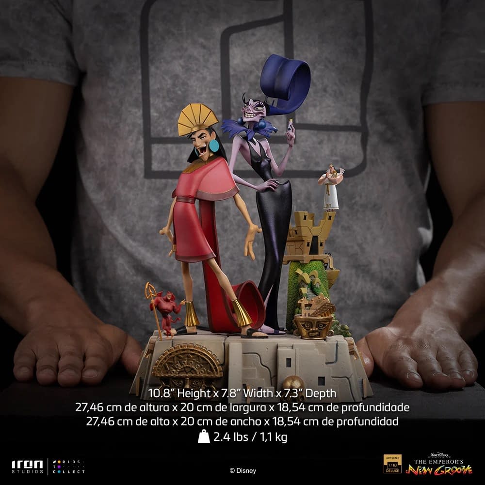 Iron Studios Reveals Deluxe 1/10 The Emperor's New Groove Statue