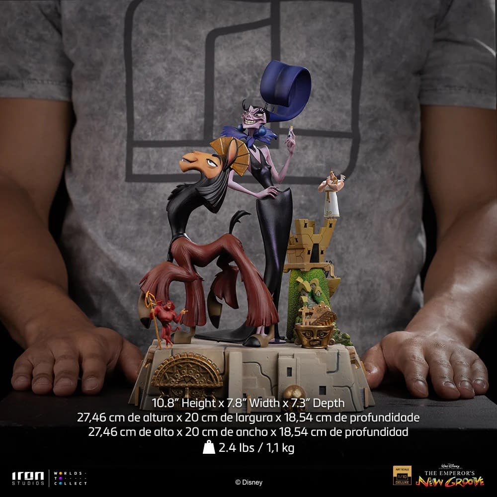 Iron Studios Reveals Deluxe 1/10 The Emperor's New Groove Statue