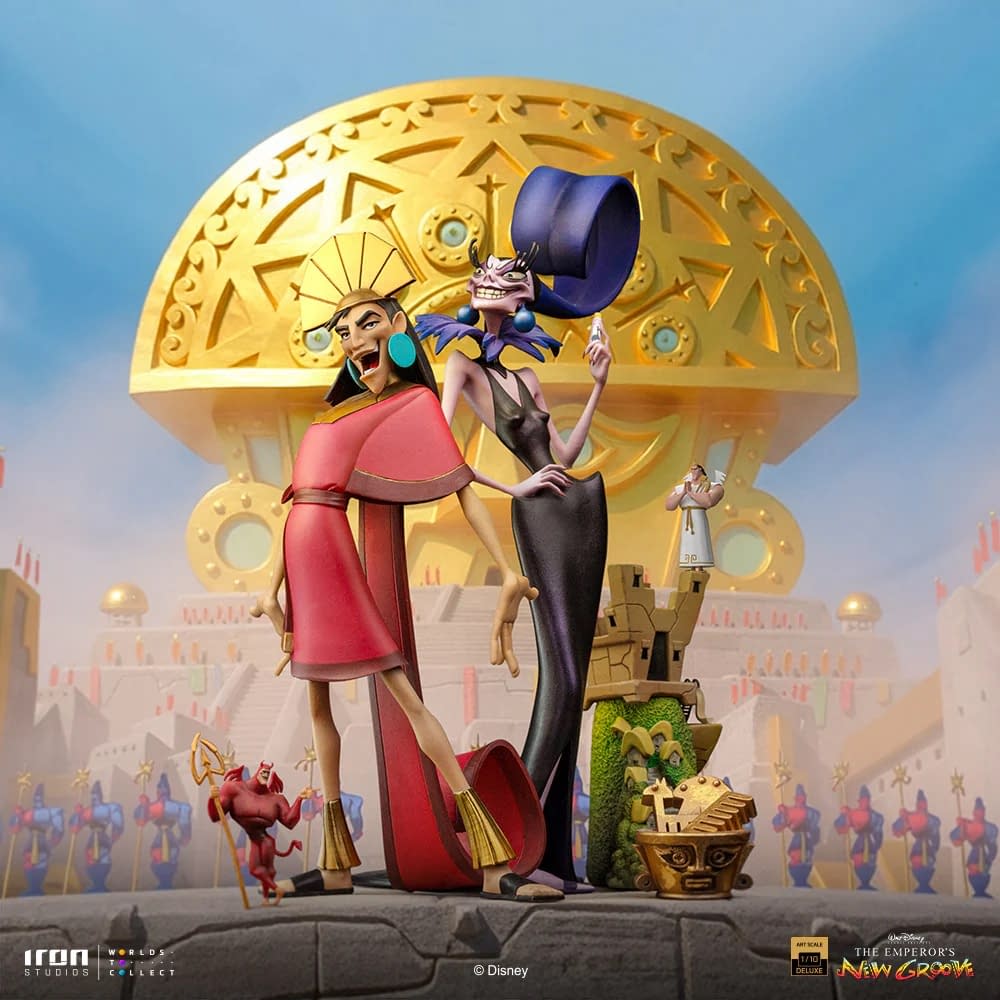 Iron Studios Reveals Deluxe 1/10 The Emperor's New Groove Statue