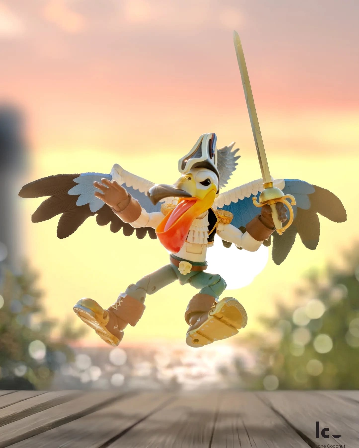 Lone Coconut Takes Flight with New Plunderbeak Captain Longbill