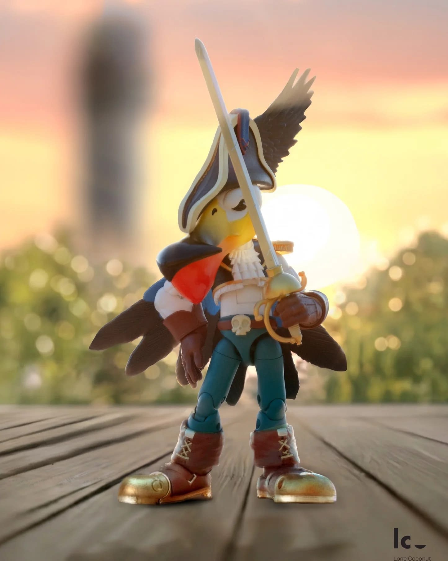 Lone Coconut Takes Flight with New Plunderbeak Captain Longbill