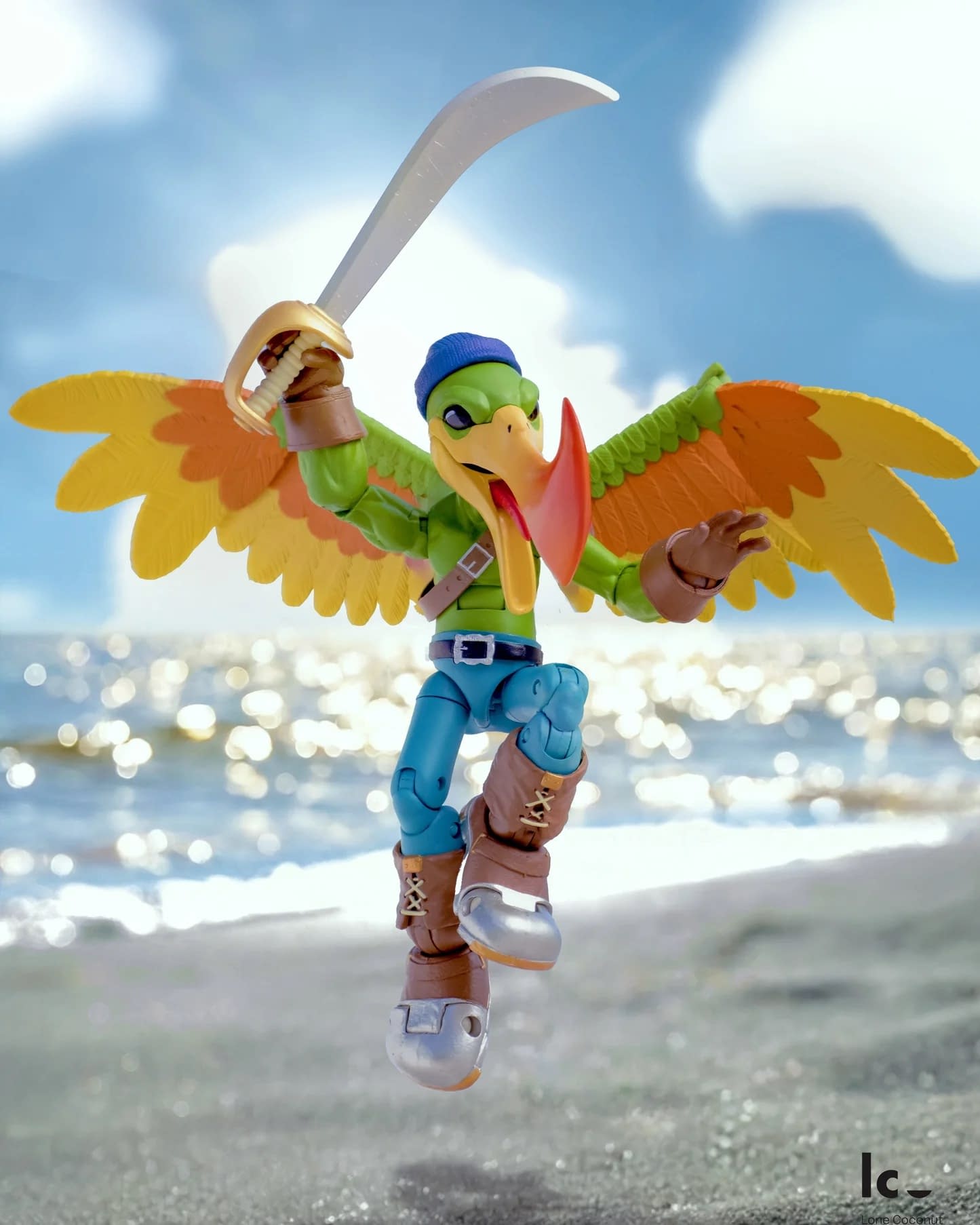 Raider Flynch Arrives with Lone Coconut's New Plunderbeaks Line