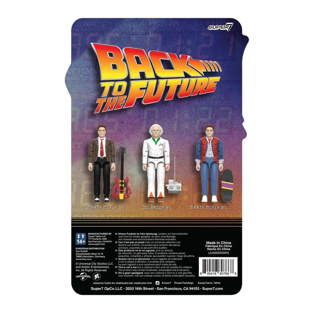 Back To The Future ReAction+ Super7 Figures Arrive with Doc Brown