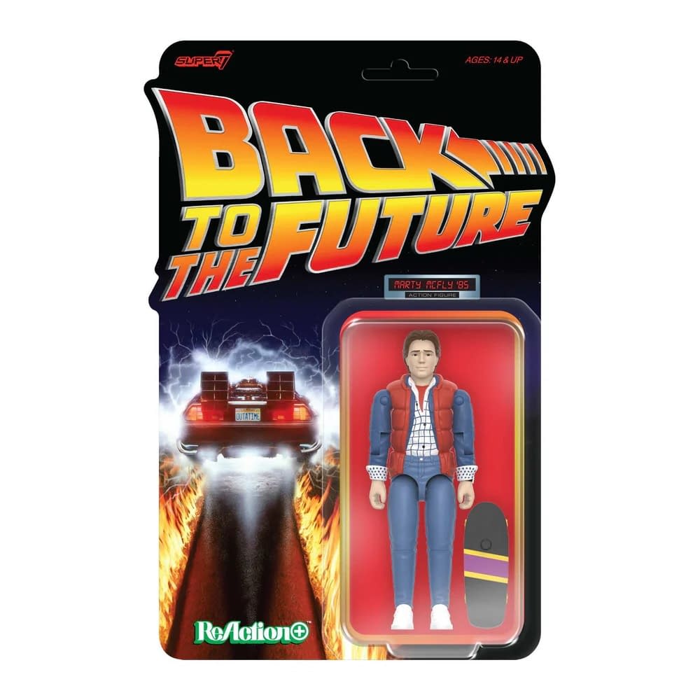Marty McFly Joins Super7's Back to the Future ReAction+ Series