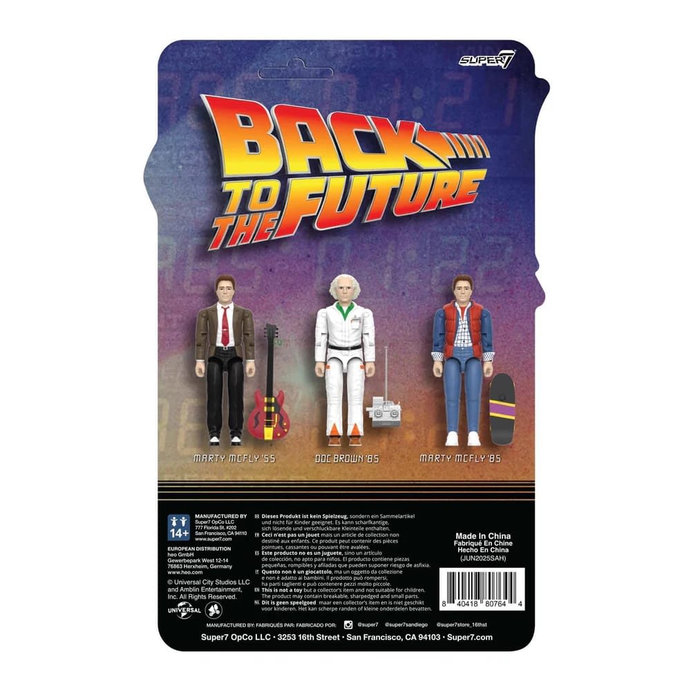Marty McFly Joins Super7's Back to the Future ReAction+ Series