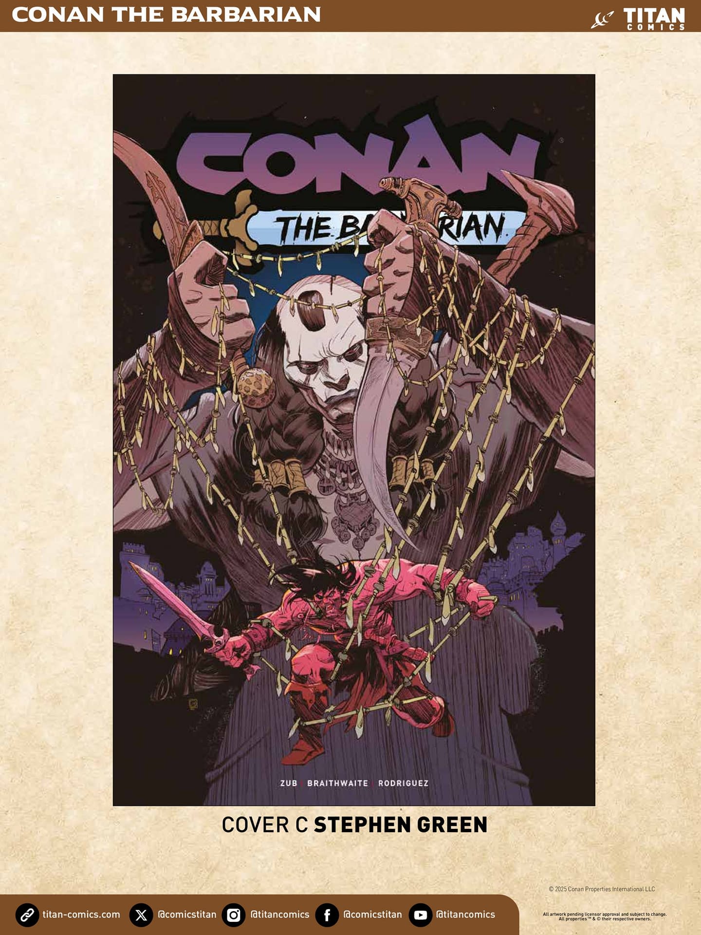 Titan March 2026 Solicits