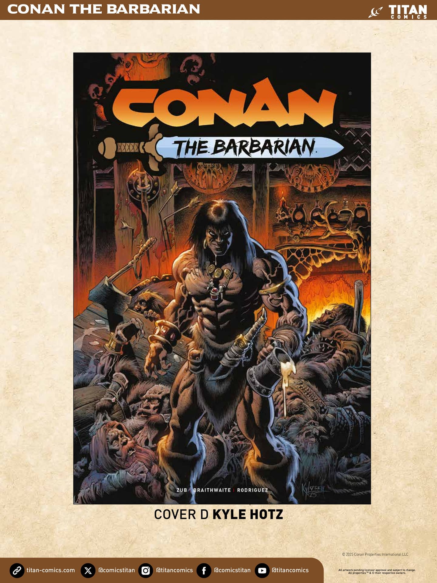 Titan March 2026 Solicits