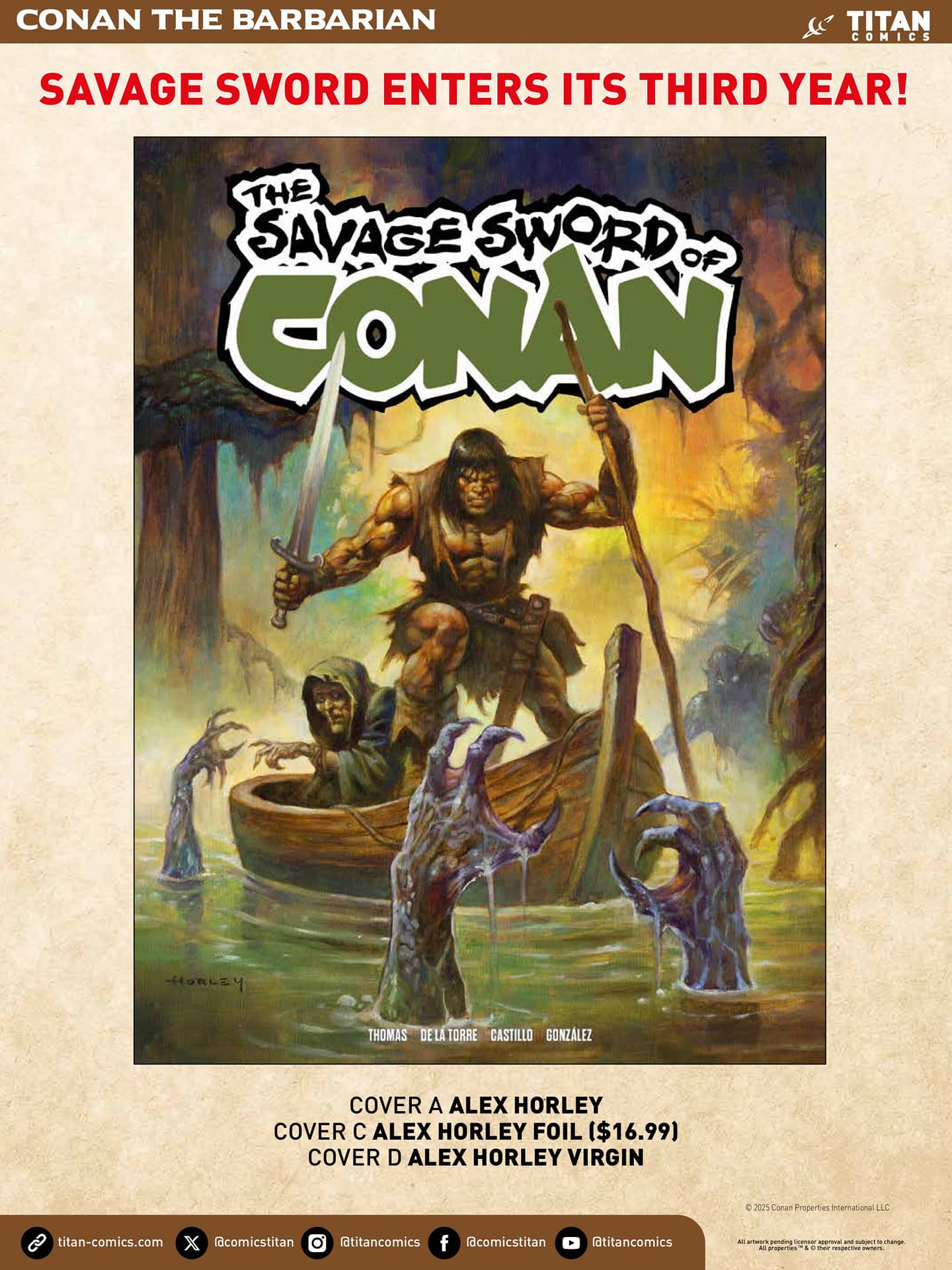 Titan March 2026 Solicits