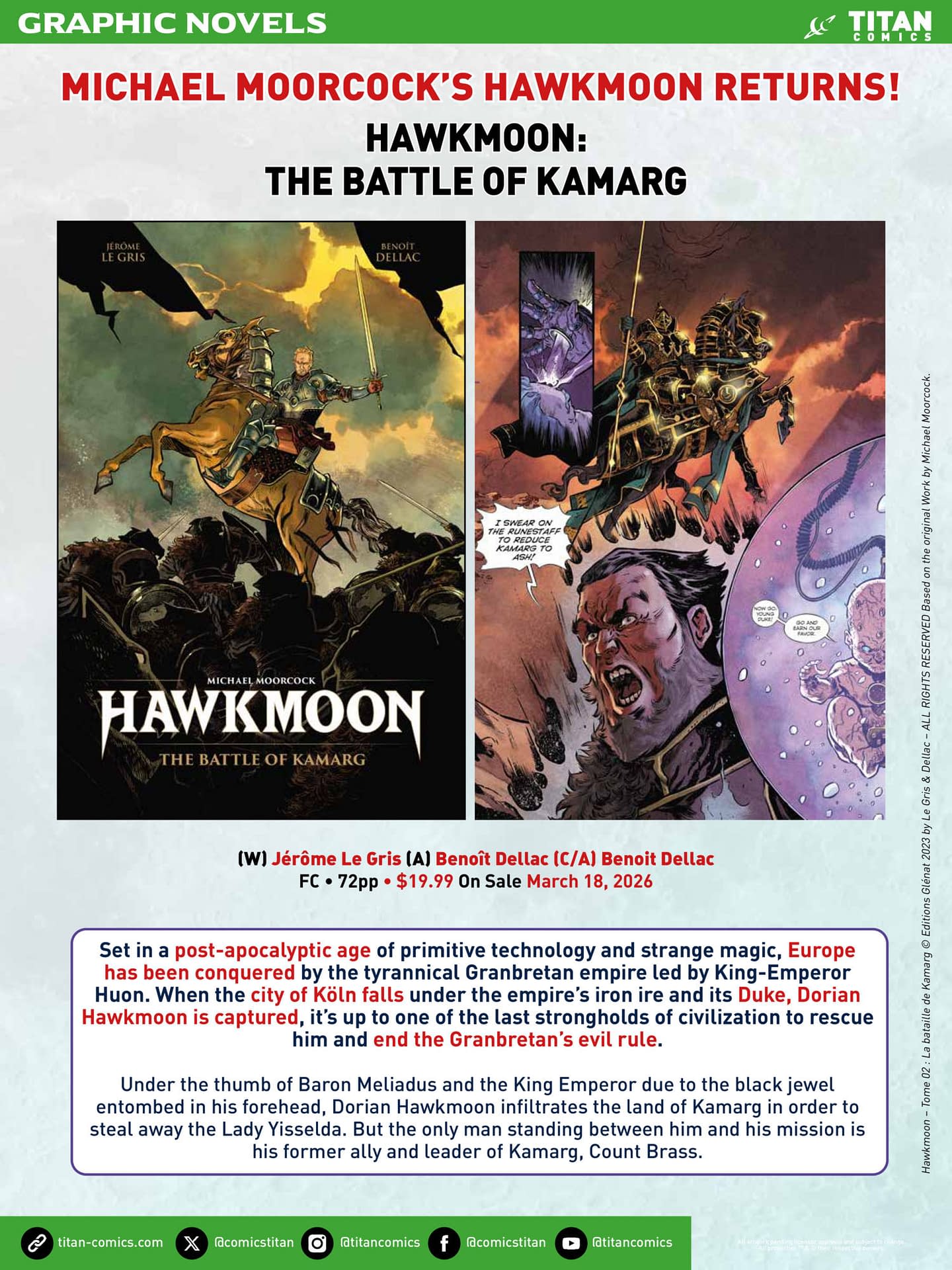 Titan March 2026 Solicits