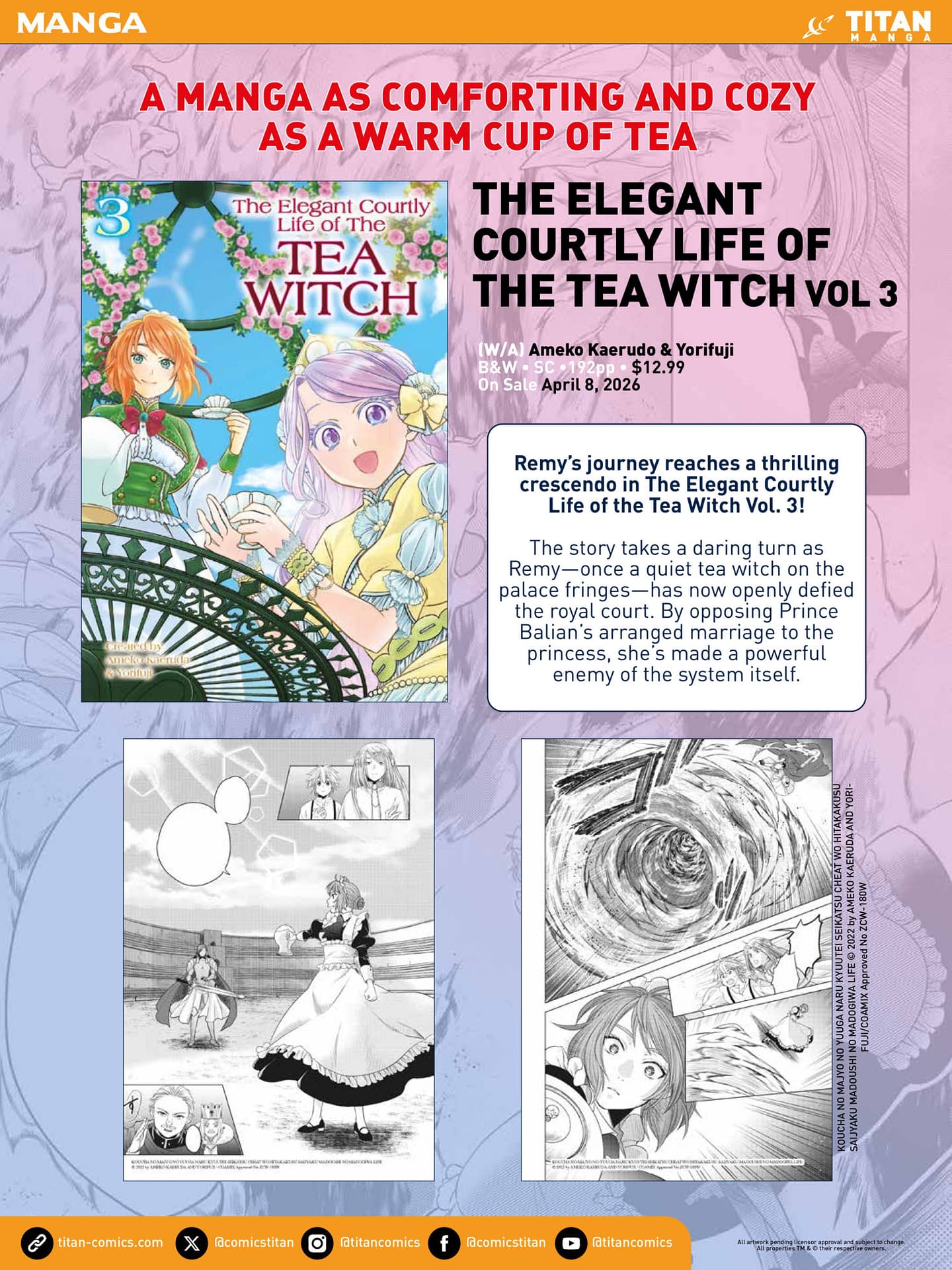 Titan March 2026 Solicits